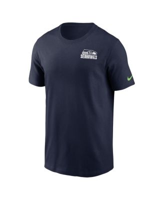 Men's College Navy Seattle Seahawks Blitz Essential T-shirt