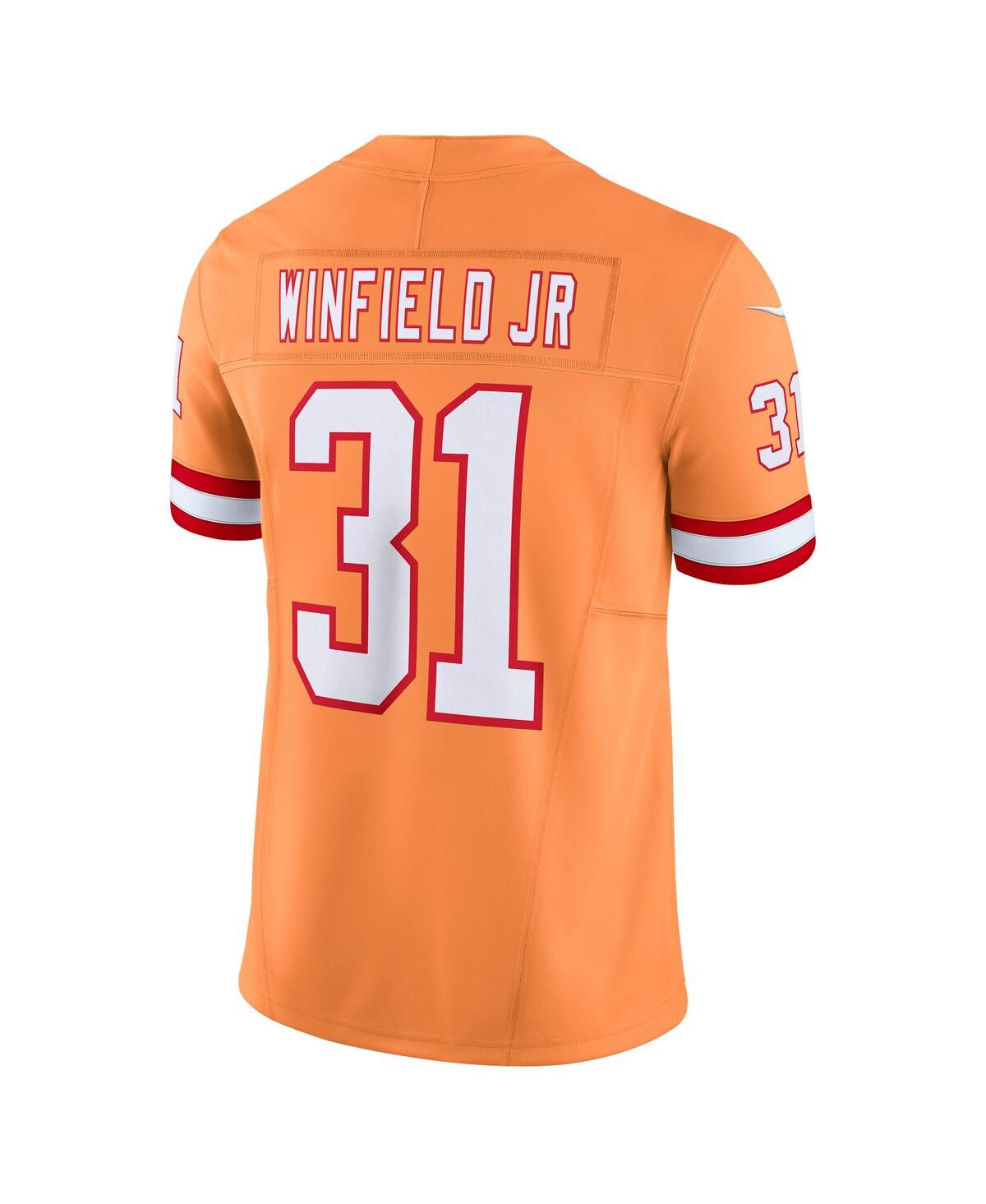 Men's Nike Antoine Winfield Jr.Tampa Bay Buccaneers Throwback Vapor F.u.s.e. Limited Jersey - Orange
