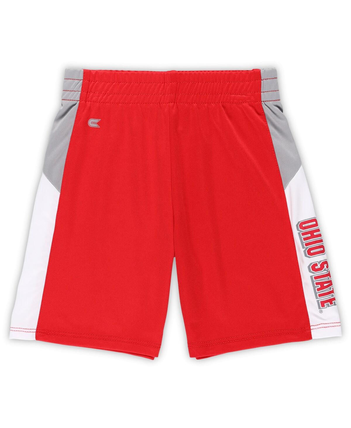 Toddler Boys and Girls ColosseumOhio State Buckeyes Ozone Tank Top and Shorts Set - Scarlet