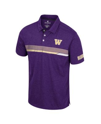 Men's Purple Washington Huskies No Problemo Polo Shirt