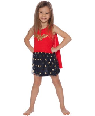 Wonder woman pajamas with cape sale