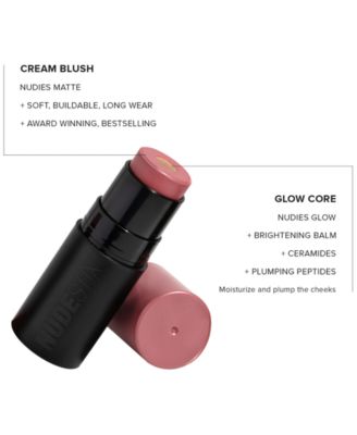 Nudies Matte + Glow Core All Over Face Blush Color, 0.2 oz.