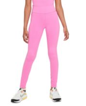 Buy U.S. Polo Assn. Kids Girls Pink Mid Rise Printed Leggings - NNNOW.com