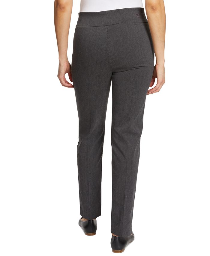 Gloria Vanderbilt Women's TummyControl PullOn Slim Trousers, Regular
