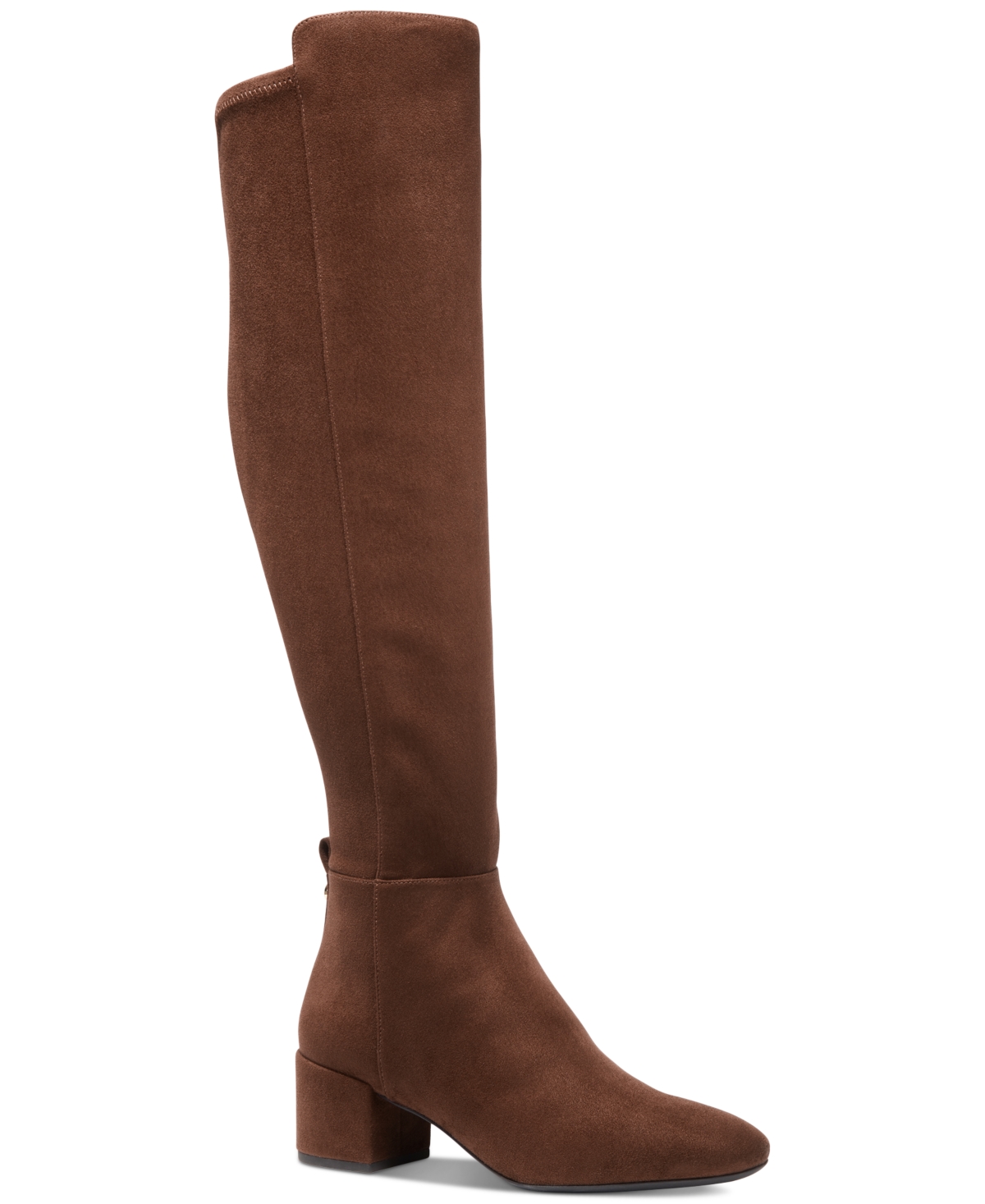 Michael Kors Michael  Women's Braden Suede Side-zip Over The Knee Boots In Chocolate