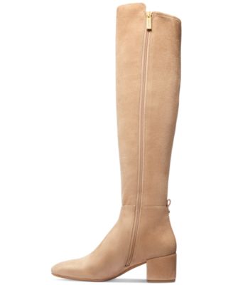 Women's Braden Zip Up Suede Knee High Boots