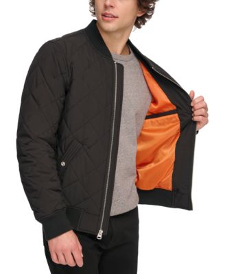 Men's Quilted Fashion Bomber Jacket