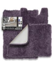 LMSM Lavender Bathroom Rugs, Purple Bath Mats for One Size, Purple