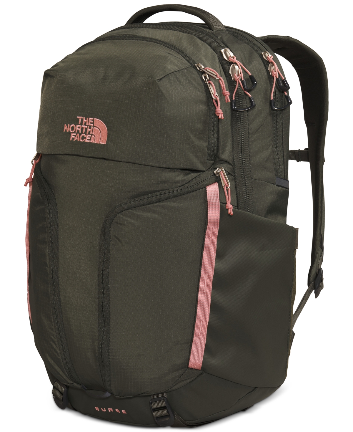 THE NORTH FACE Surge New Taupe Green/Shady Rose Womens Backpack $139 The North Face Women main image 2