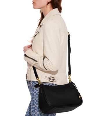 Soft Pebble Leather Cary Convertible Crossbody