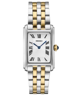 Seiko Women s Essentials Two Tone Stainless Steel Bracelet Watch