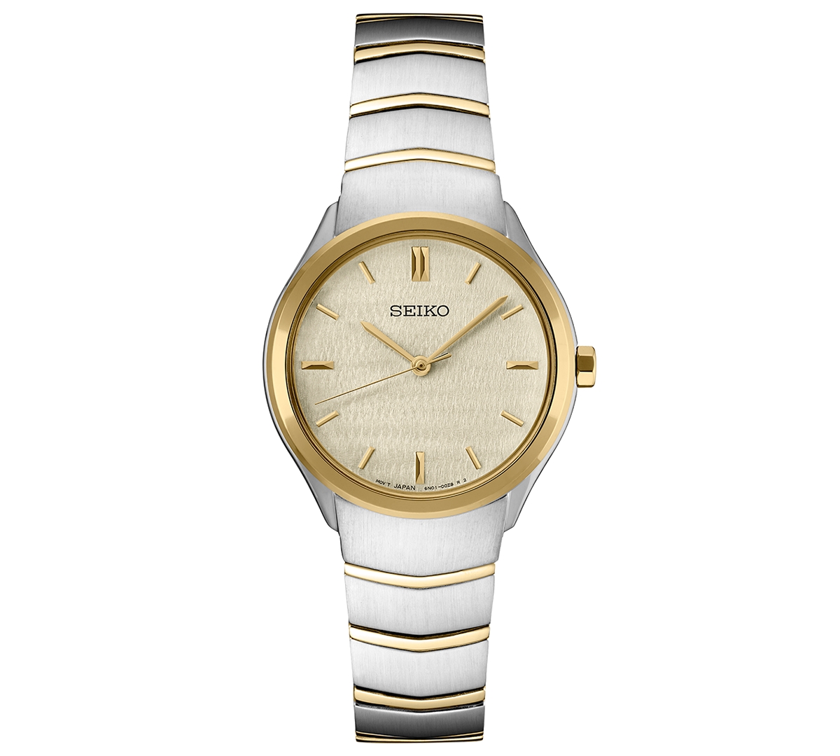 Women's Essentials Two-Tone Stainless Steel Bracelet Watch 30mm - Champagne