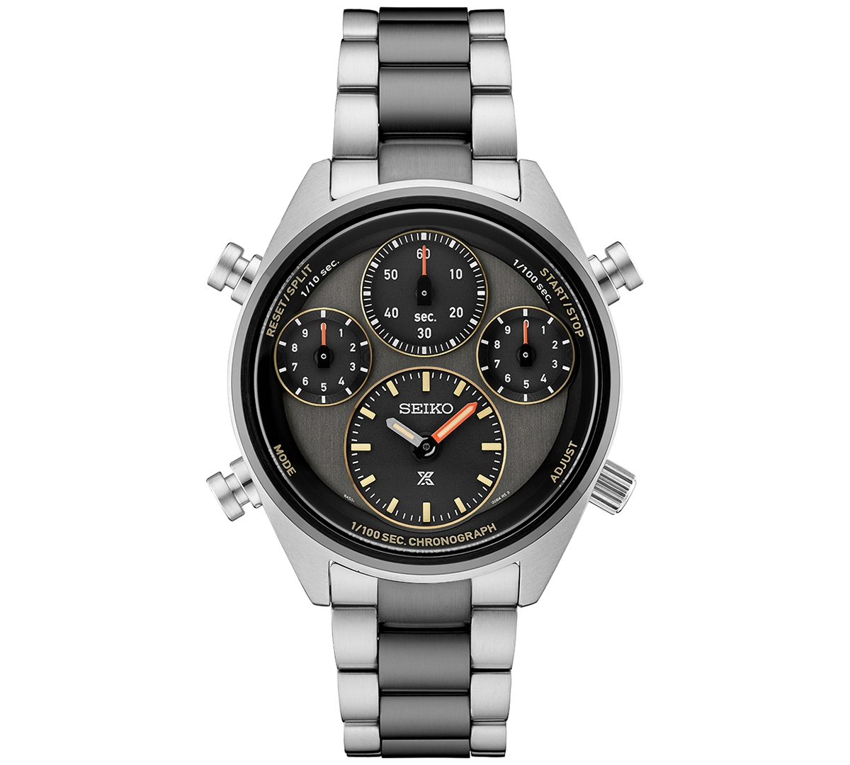 Men's Chronograph Prospex Speedtimer Two-Tone Stainless Steel Bracelet Watch 44mm - Gray