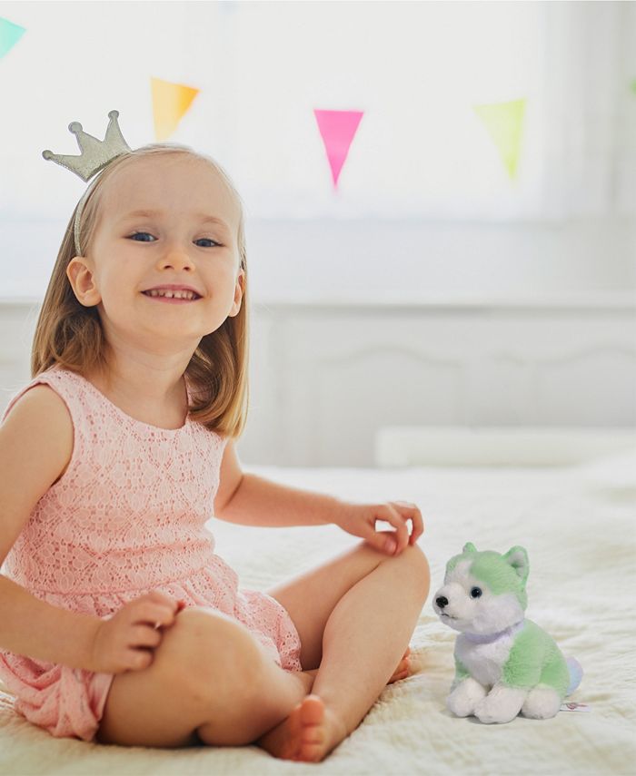 Geoffrey's Toy Box 6" Fancy Pets Plush Husky Puppy, Created for Macys