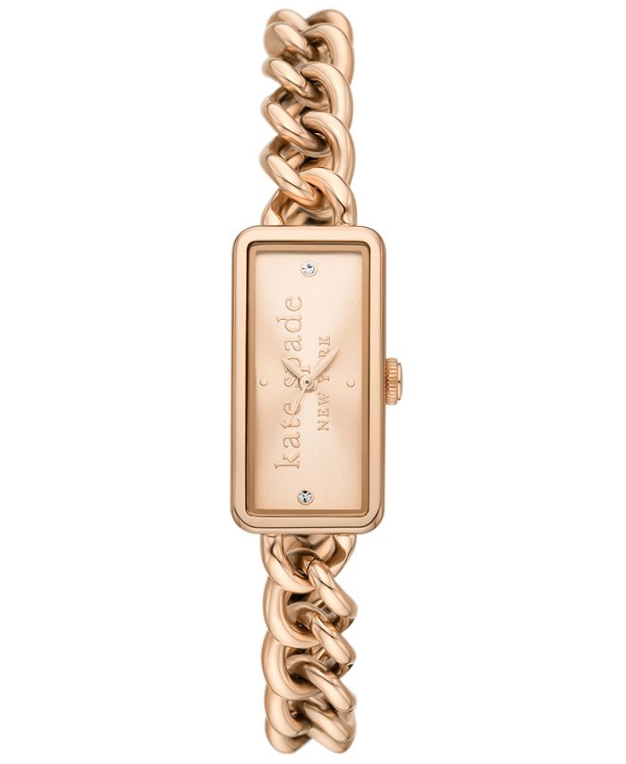 kate spade new york Women's Rosedale Quartz Three Hand Rose GoldTone