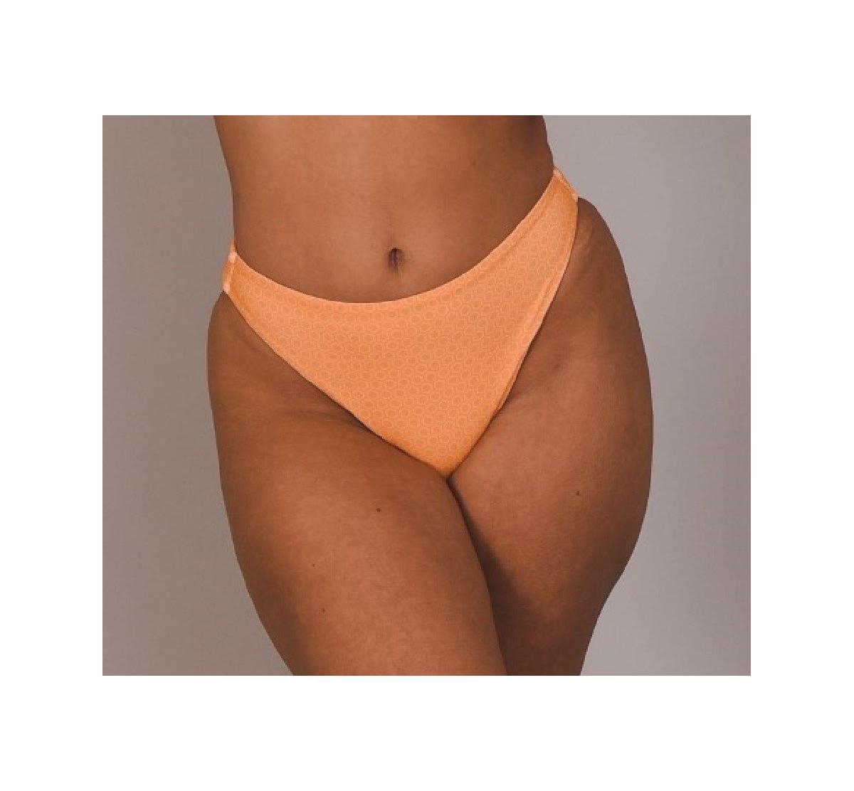 Oosc Women's Tangerine Squeeze Mile High Bikini Bottoms