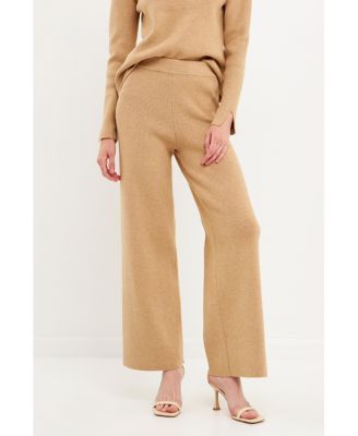 Women's Knit Wide Pants