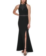 Mock Neck Formal Dresses for Women Formal Casual Party