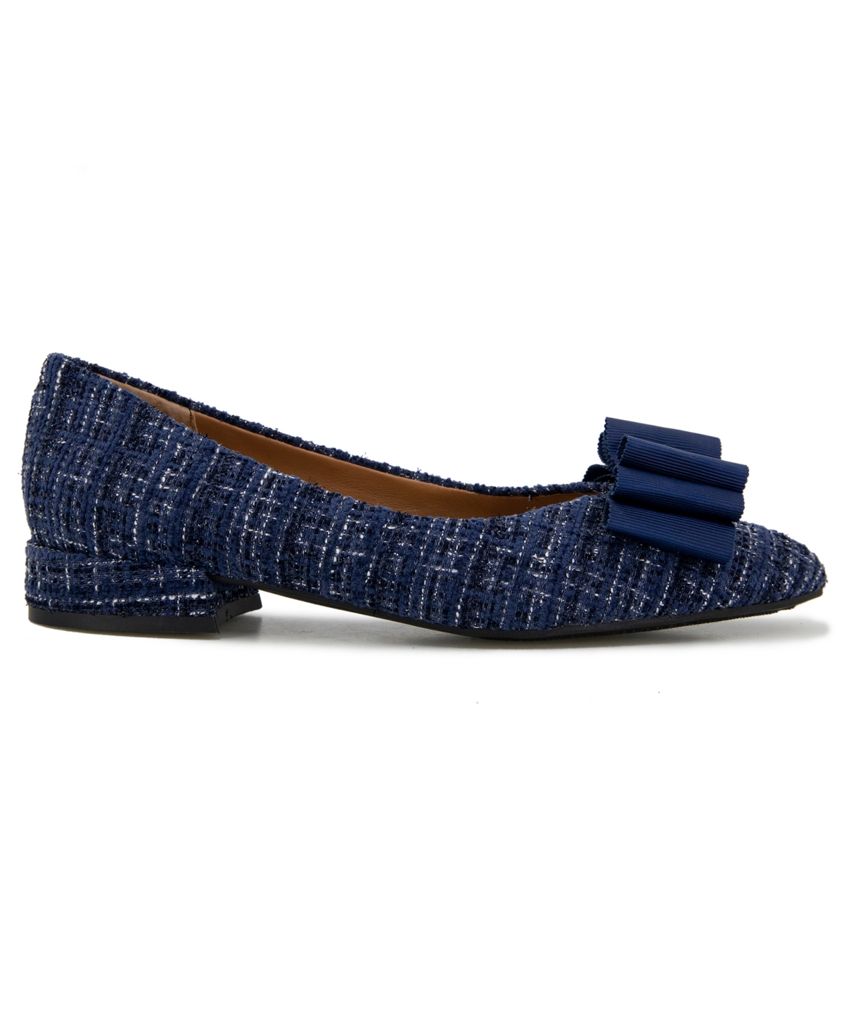 Gentle Souls Women's Atlas Flat Heel Sandal - Navy Fabric - Polyester