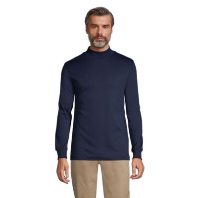 Big & Tall Cotton Supima Mock Turtleneck