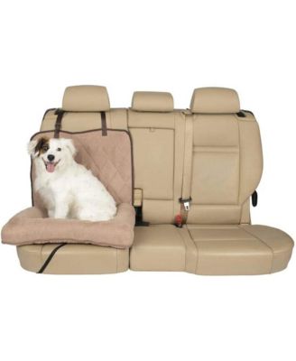 Happy Ride Dog Bed For Cars and Trucks, Machine Washable, Tan