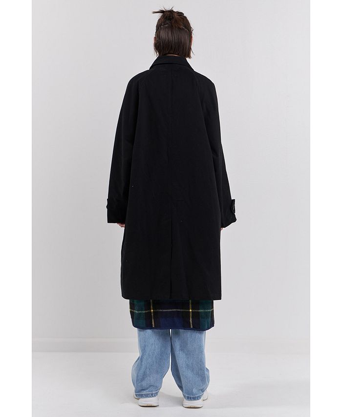 Grey Lab Women's Reversible Check Long Coat Macy's