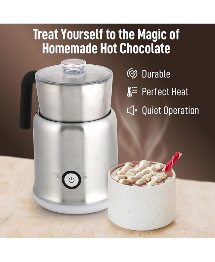 Zulay Kitchen Hot Chocolate Machine - Hot & Cold Foam Maker - Macy's
