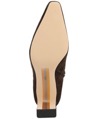 Sylvia Snip-Toe Knee-High Dress Boots, Regular & Wide Calf