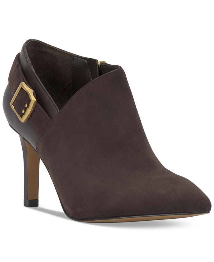 Vince Camuto Women's Kreitha Pointed-Toe Buckled Dress Booties - Macy's
