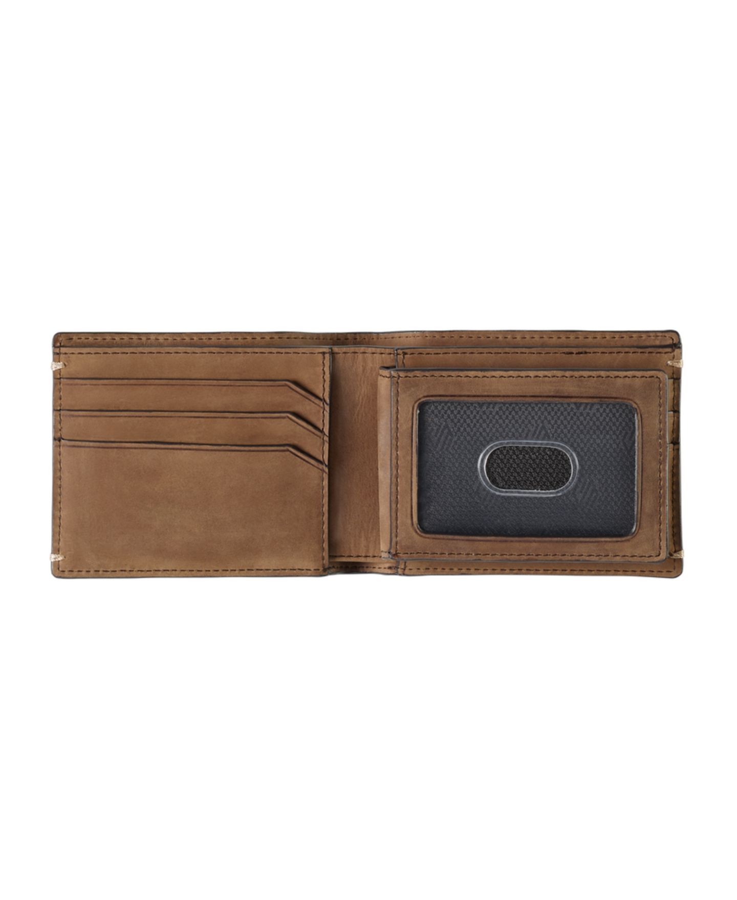 Мужской кошелёк Johnston & Murphy Jackson 2-in-1 Billfold Wallet, цвет: Рыжевато-коричневый — фото 3