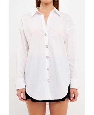 Women's Oversized Collared Shirt