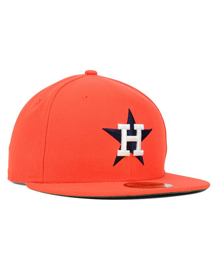 New Era Houston Astros MLB Cooperstown 59FIFTY Cap - Macy's