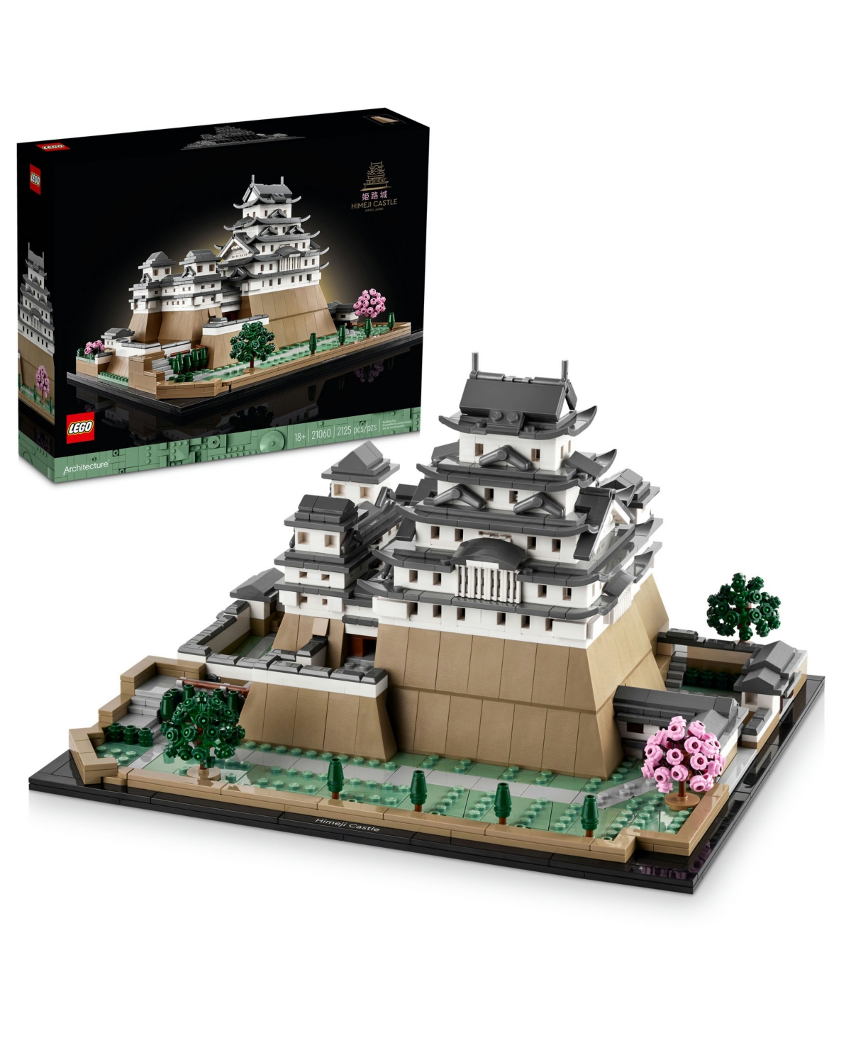 Lego Architecture 21060 Himeji Castle Adult Toy Building Set In Multicolor