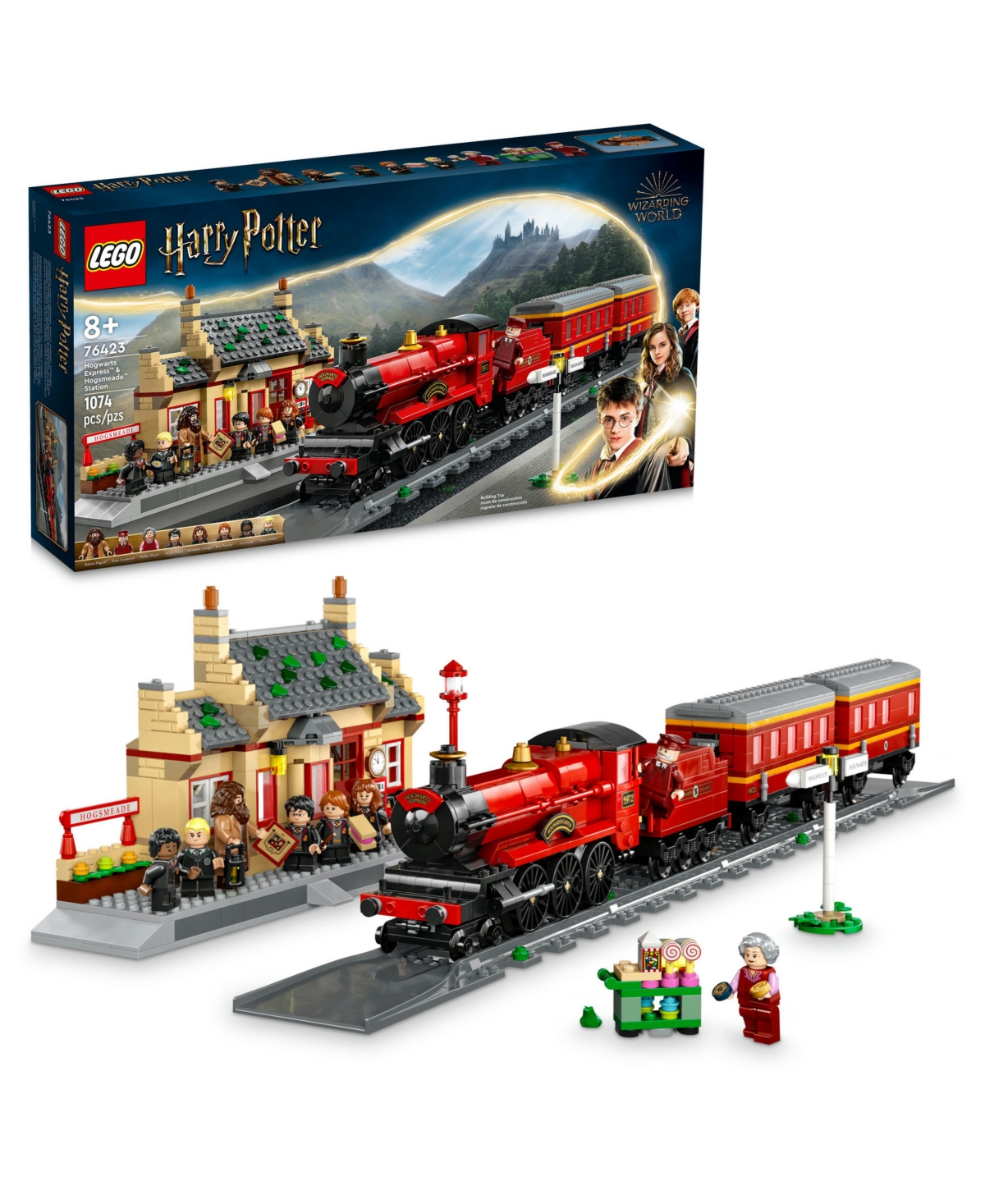Lego Harry Potter 76423 Hogwarts Express Hogsmeade Station Toy Building Set In Multicolor