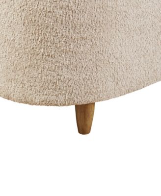 Bailey 48"W Boucle Flip Top Storage Bench