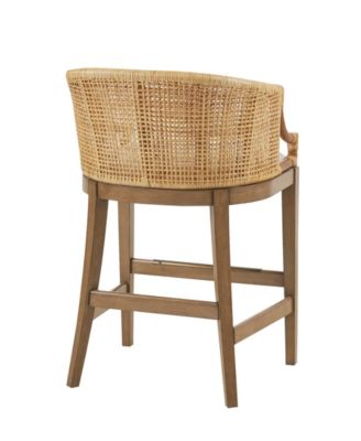 Playa 25" High Handcrafted Rattan Counter Stool