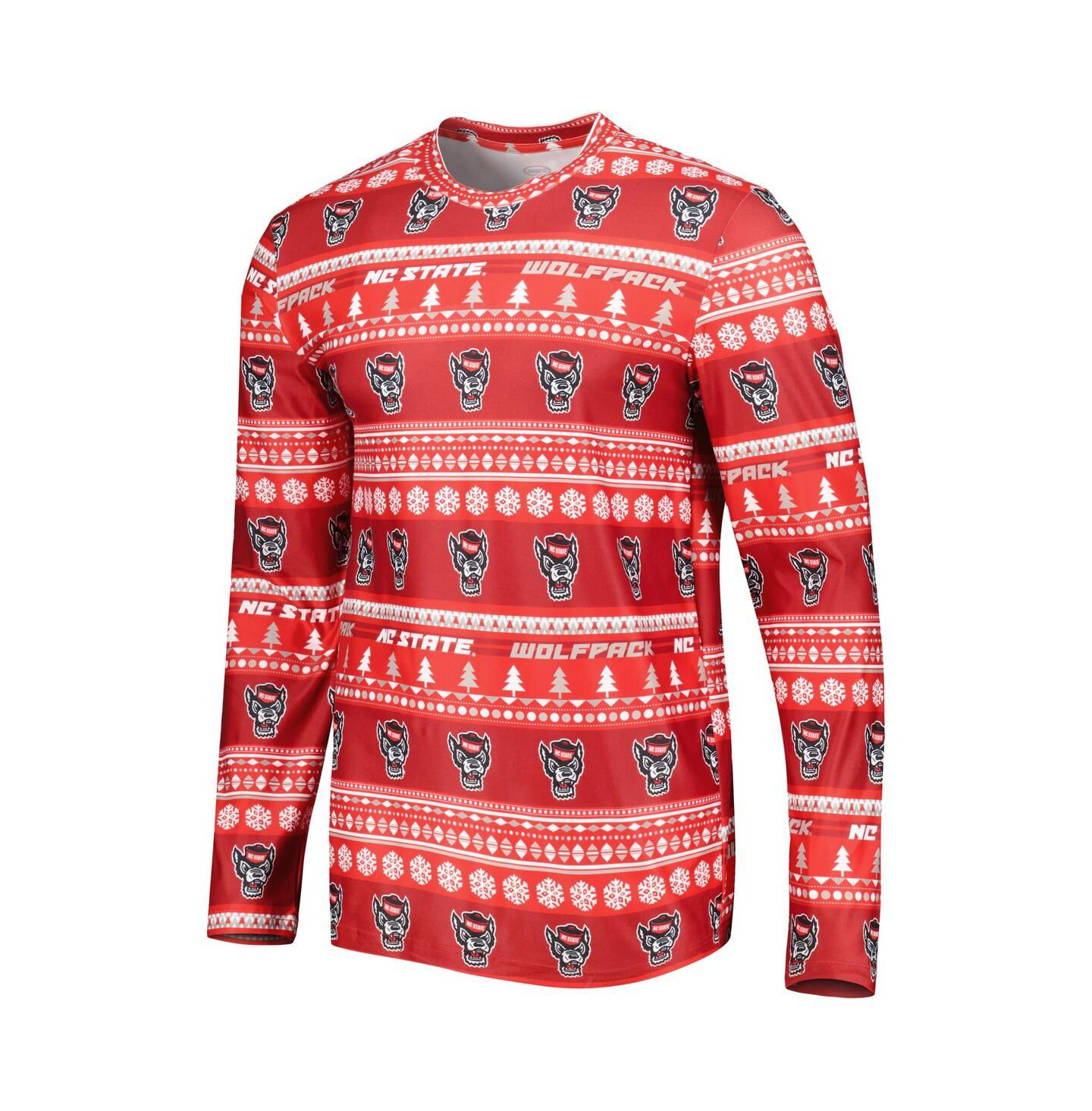 Мужская пижама Concepts Sport NC State Wolfpack Swivel, Red — фото 3