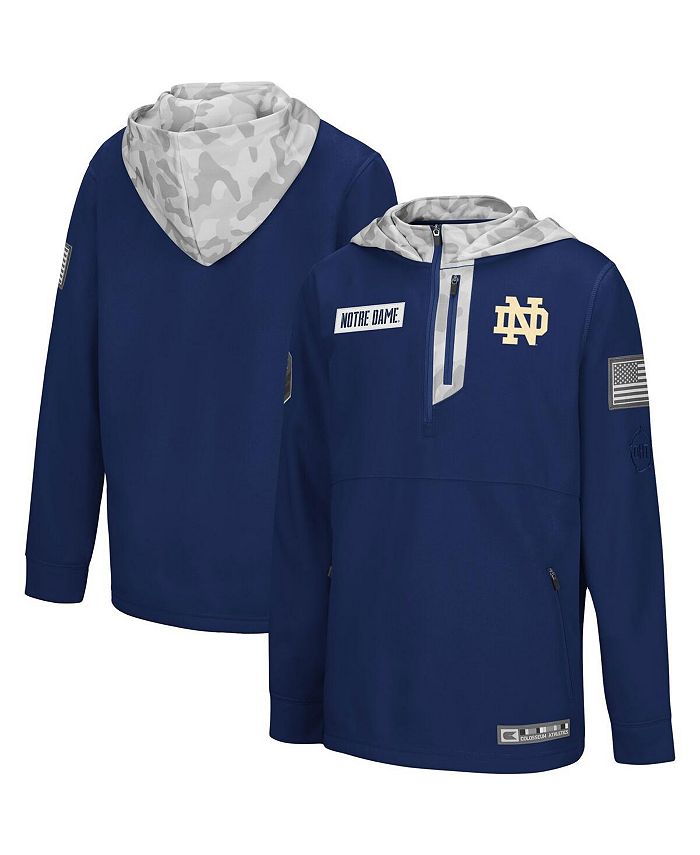 Notre dame zip hoodie top