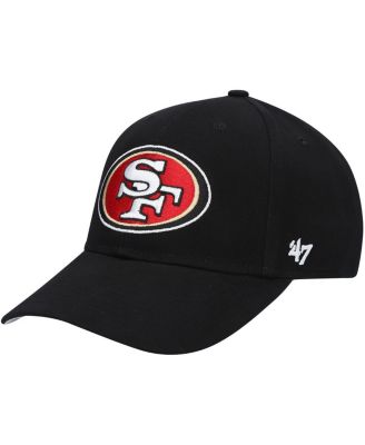 Big Boys and Girls Black San Francisco 49ers Secondary MVP Adjustable Hat