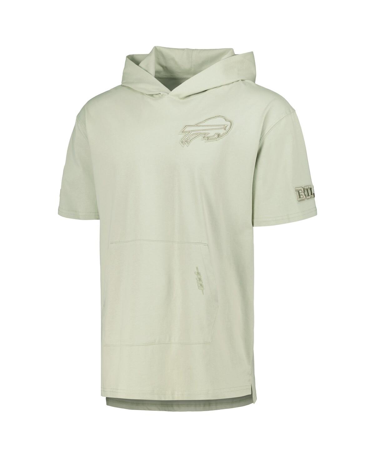 Pro Standard Men's  Light Green Buffalo Bills Neutrals Short Sleeve Pullover Hoodie In Light Green
