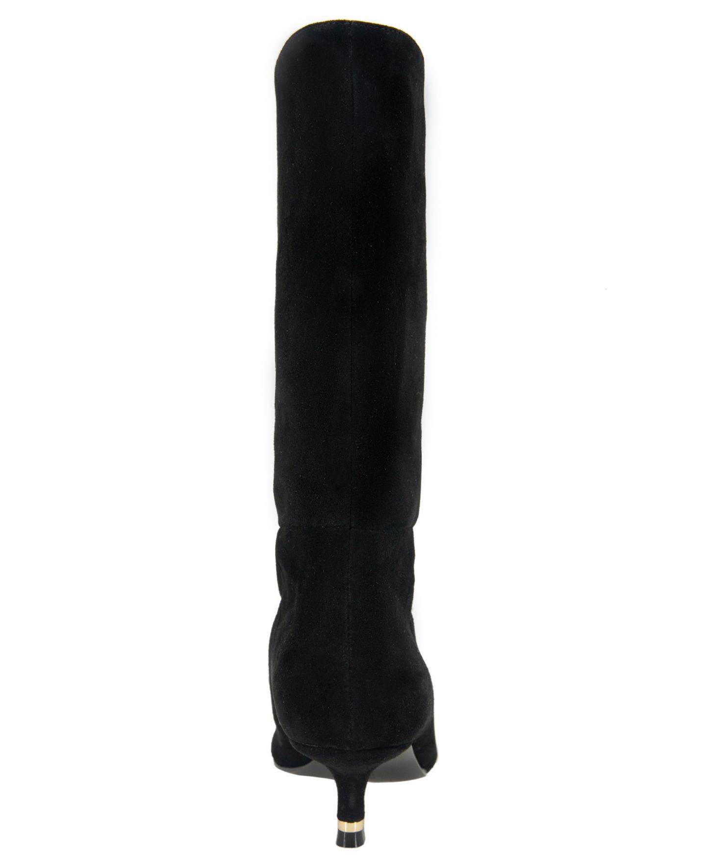 Женские ботинки Kenneth Cole New York Meryl Kitten Heel, цвет: Чёрный замшевый — фото 3
