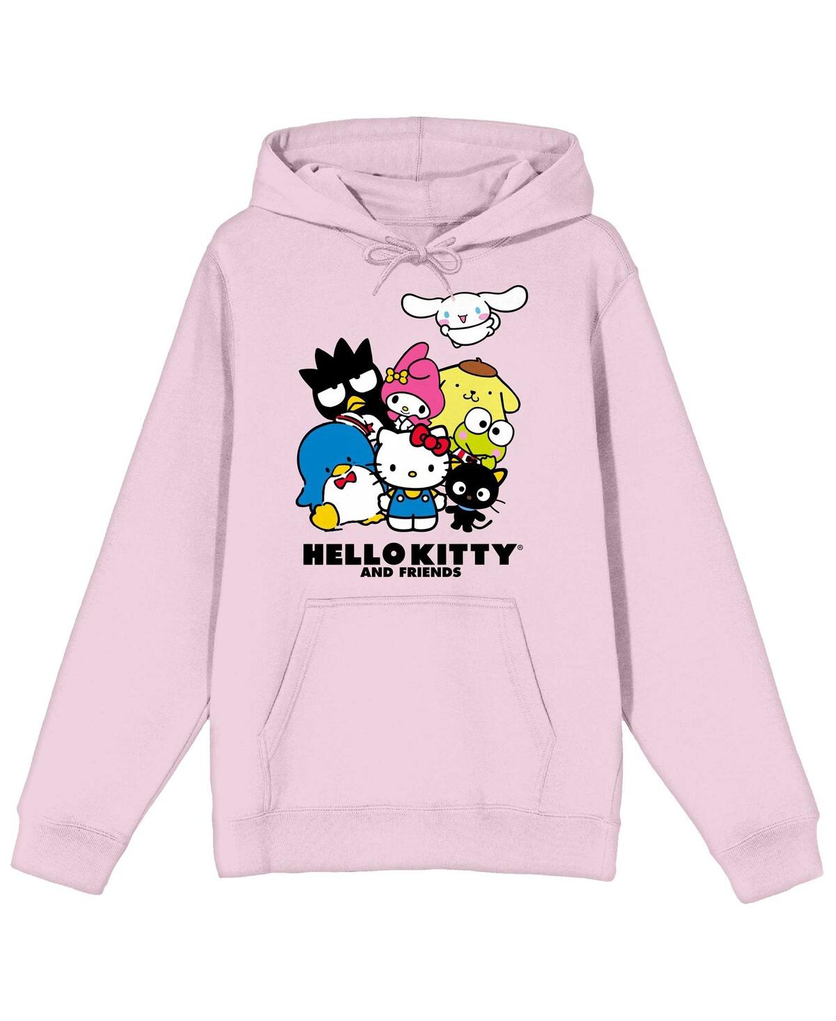 Bioworld Men s and Women s Pink Hello Kitty and Friends Pullover