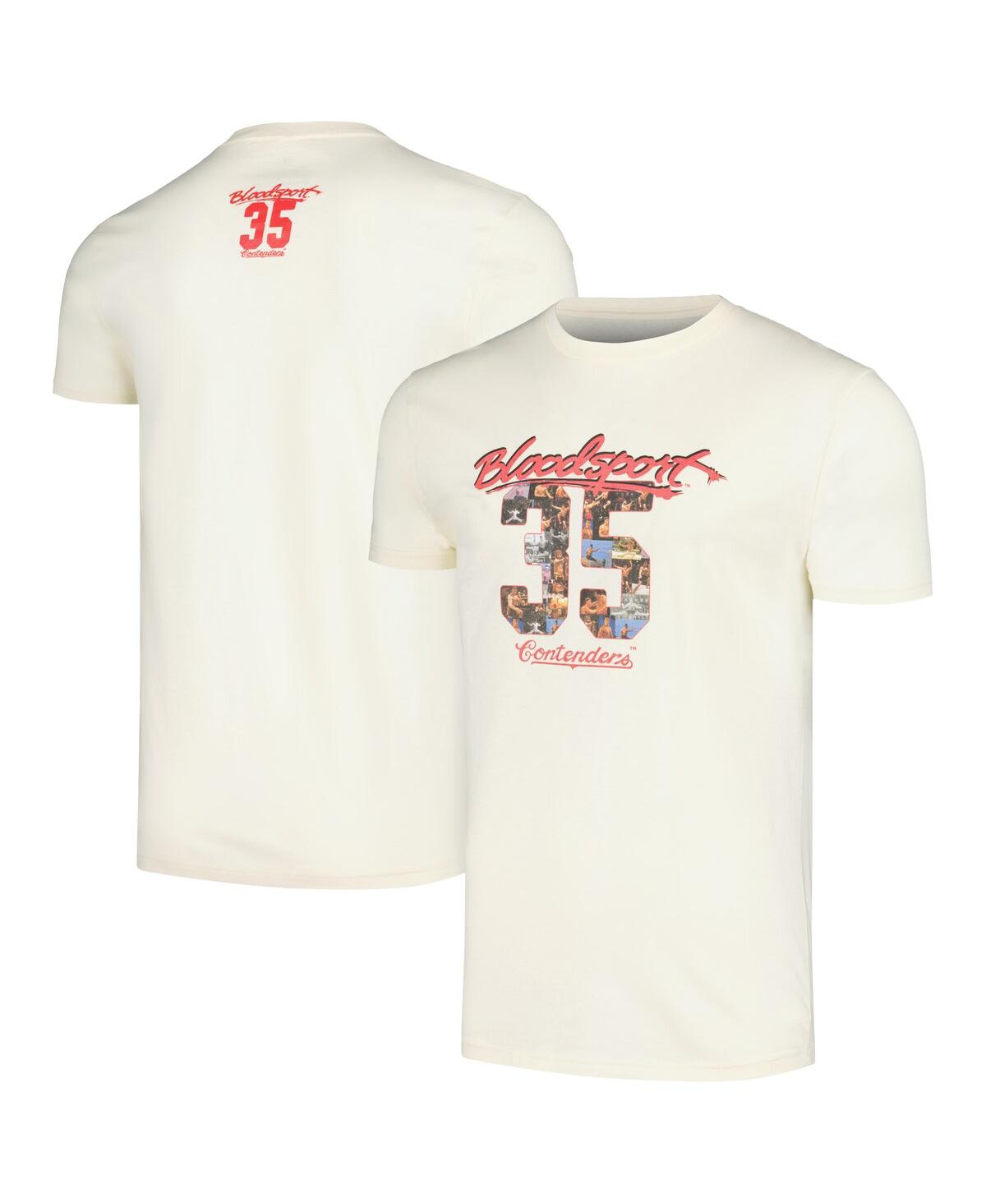 Shop Contenders Clothing Men's  Cream Bloodsport 35th Anniversary T-shirt