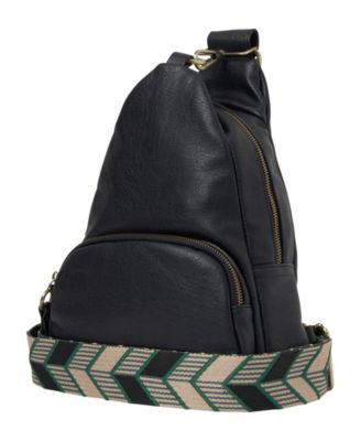 Anything Goes Faux Leather Sling Bag