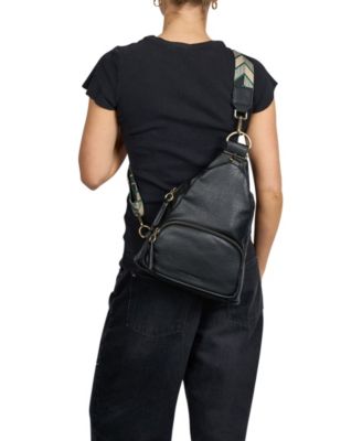 Anything Goes Faux Leather Sling Bag