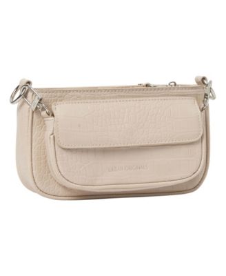 A Little Crazy Croc-effect Faux Leather Crossbody Bag