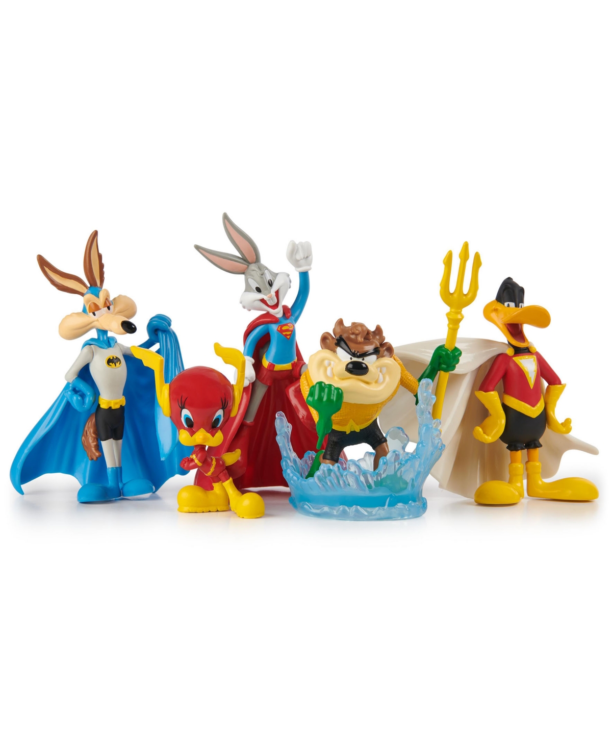 Dc Comics , Looney Tunes Mash-up Pack, Limited Edition Wb 100 Years Anniversary, 5 Looney Tunes X Dc Figures In Multi-color