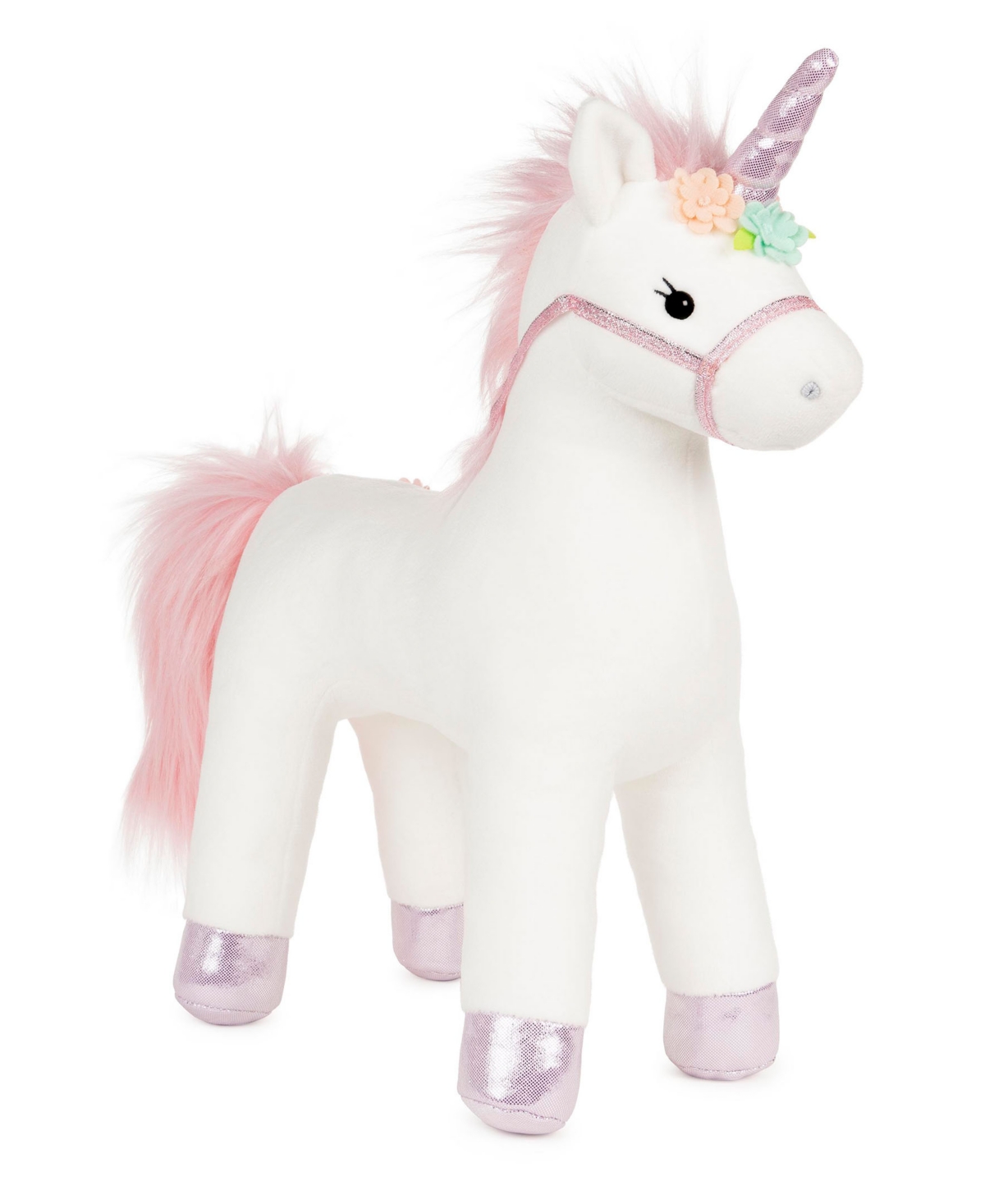 Gund Kids' Lily Rose Unicorn Stuffed Animal Plush Toy, 15" In Multi-color
