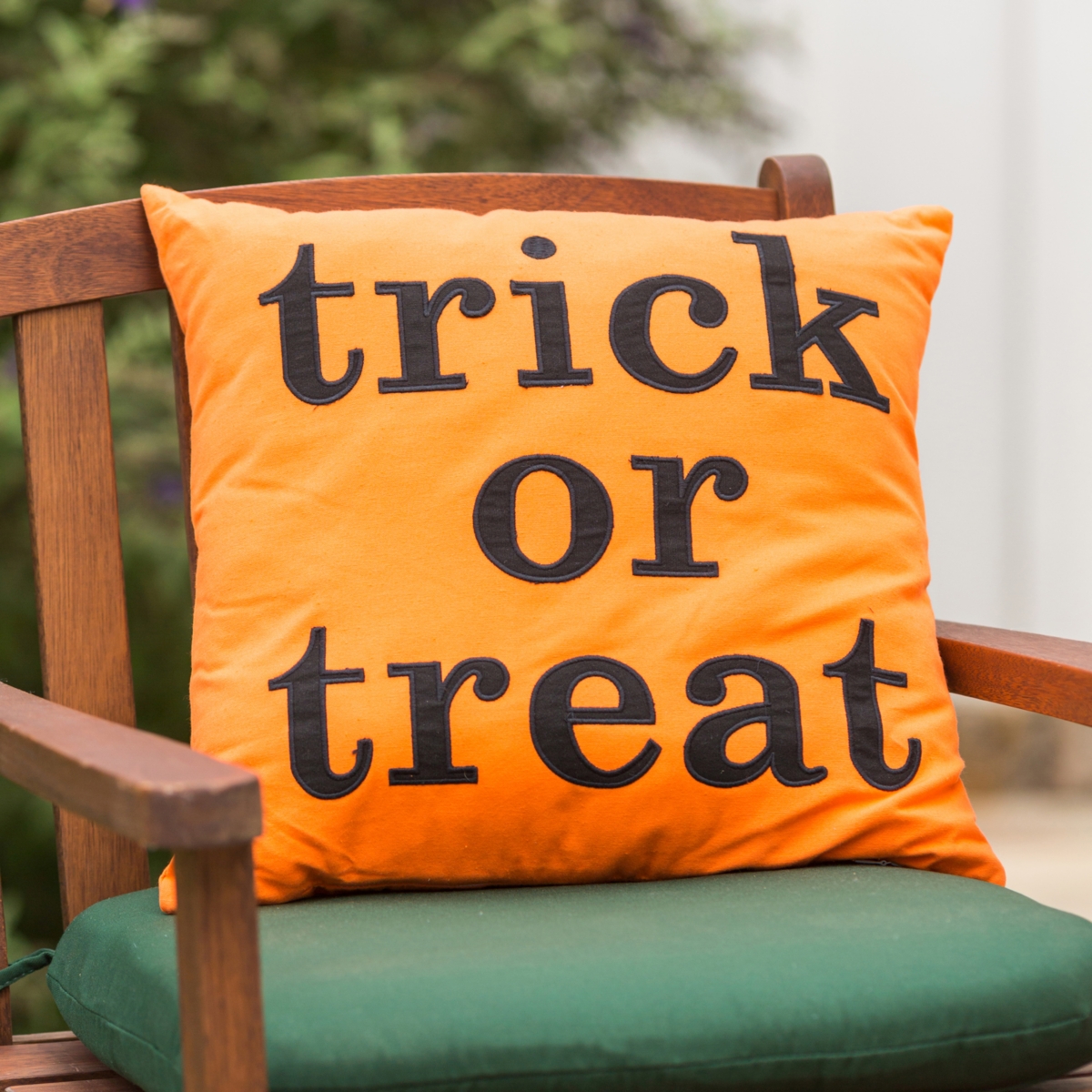 Evergreen Trick or Treat Pillow 18