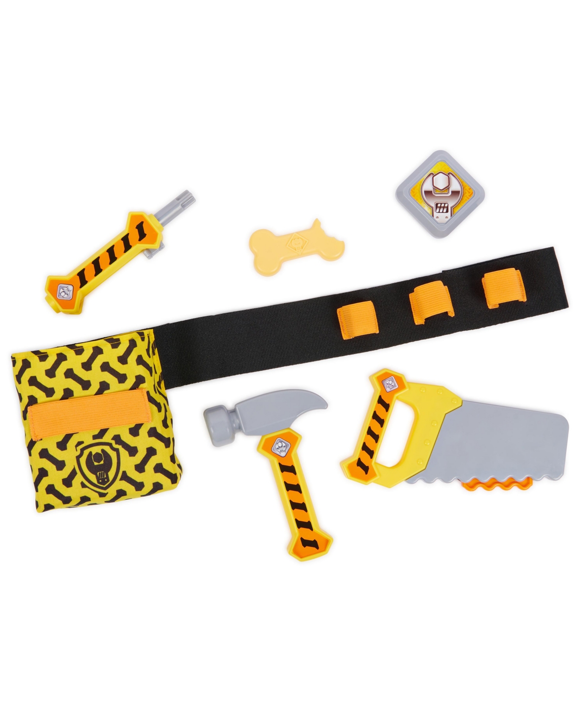 Rubble & Crew , Rubble's Construction Tool Belt, With 6 Piece Kids Tool Set In Multi-color
